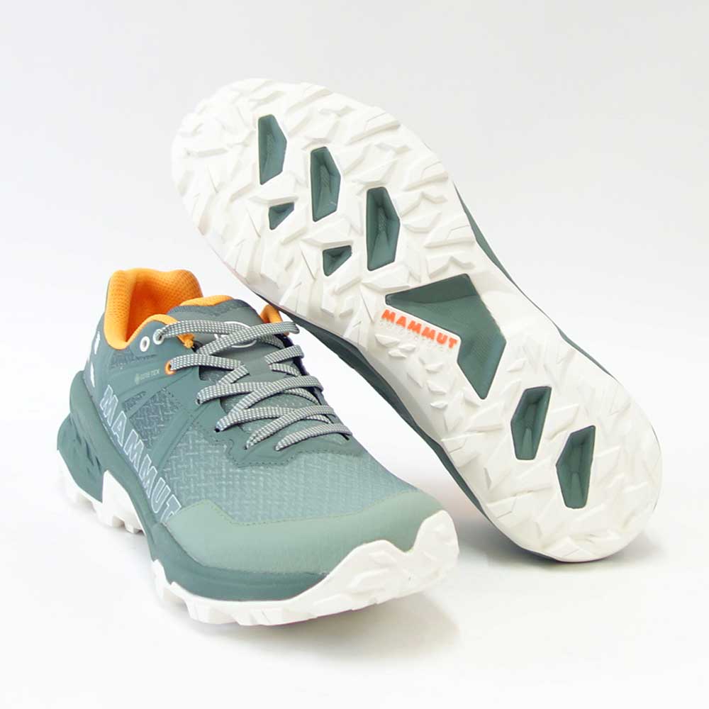 MAMMUT マムート Sertig II Low GTX Men 303004280（メンズ）カラー：jade-dark jade(40240) アウトドアスニーカー ウォーキングシューズ 防水ハイキングシューズ「靴」