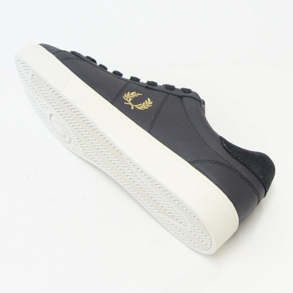 【SALE 20%OFF】 FRED PERRY フレッドペリー  B 4322 G85（ユニセックス）SPENCER TUMBLED LEATHER （スペンサー タンブルド レザー） カラー：グレー  天然皮革のローカットスニーカー 展開サイズ 26cm 28cm  「靴」