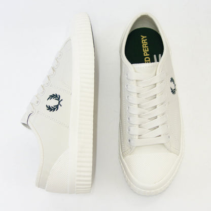 【SALE 20%OFF】 FRED PERRY フレッドペリー  B4328 760（ユニセックス）HUGHES LOW LEATHER カラー：Light Ecru  天然皮革 ローカットスニーカー テニスシューズ  「靴」