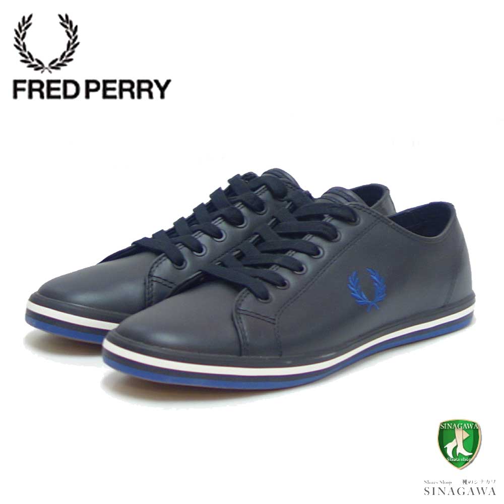 FRED PERRY フレッドペリー  B4333 102（ユニセックス）KINGSTON LEATHER カラー：Black  天然皮革 ローカットスニーカー テニスシューズ  「靴」