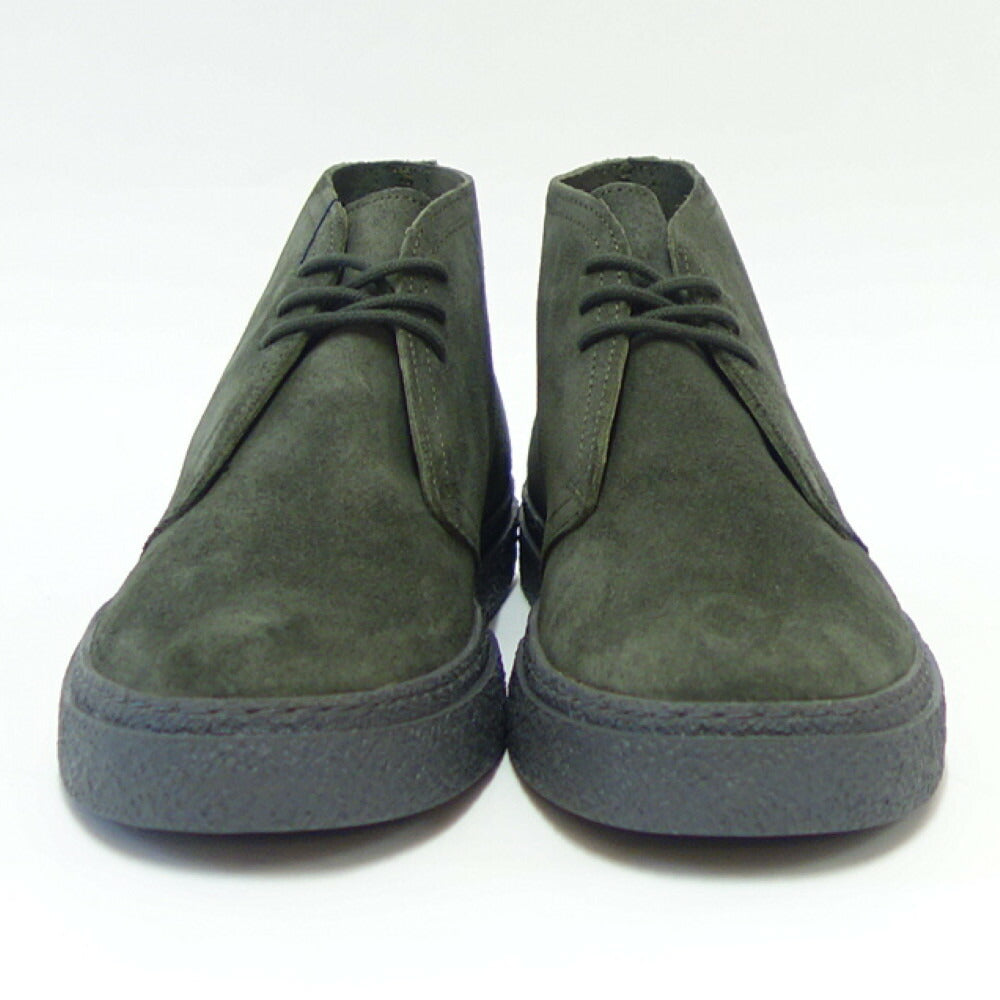 FRED PERRY フレッドペリー  B 4361 638（ユニセックス）Hawley Suede （ホーリー） カラー：FIELD GREEN スエードレザー デザートブーツ ポルトガル製 「靴」