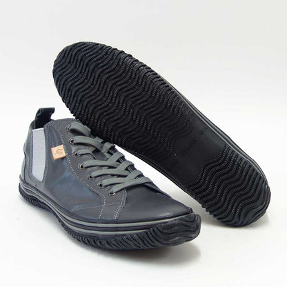スピングルムーブ SPINGLE MOVE スピングルムーヴ SPM-442（ユニセックス）チャコールグレー (108)   カンガルーレザー 天然皮革 スニーカー ラバーソール 「靴」