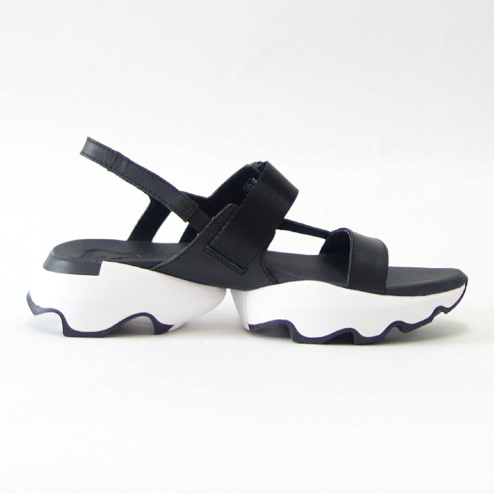 【SALE 40%OFF】 ソレル SOREL NL 4697（レディース サンダル） キネティックインパクトスリング：ブラック / ホワイト (010)   天然皮革 アンクルストラップ サンダル「靴」