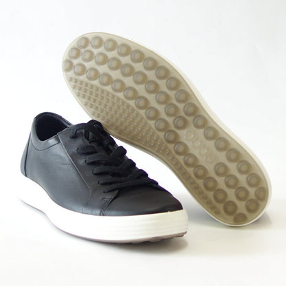 エコー ECCO SOFT 7 MEN'S SPORTS CLASSIC SNEAKER ブラック 47036401001（メンズ）天然皮革 ウォーキング シューズ  コンフォート レザースニーカー 「靴」