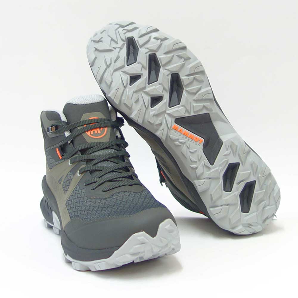 MAMMUT マムート Sertig II Mid GTX Men 303004280（メンズ）カラー：dark tin-tin(00693) アウトドアスニーカー ウォーキングシューズ 防水ハイキングシューズ「靴」