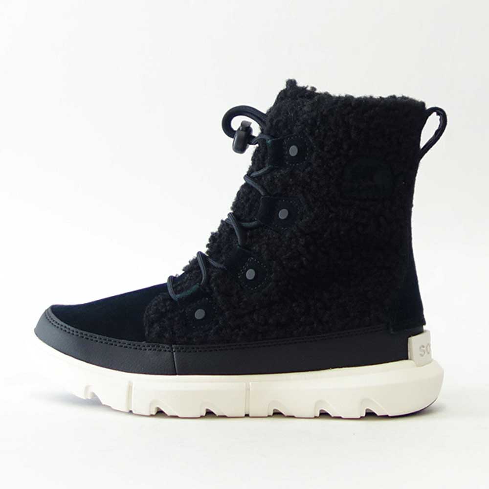 【SALE 30%OFF】 ソレル SOREL NY 4894（ユース）ソレルエクスプローラーコージー：ブラック (010)   ジュニア キッズ ショートブーツ 「靴」