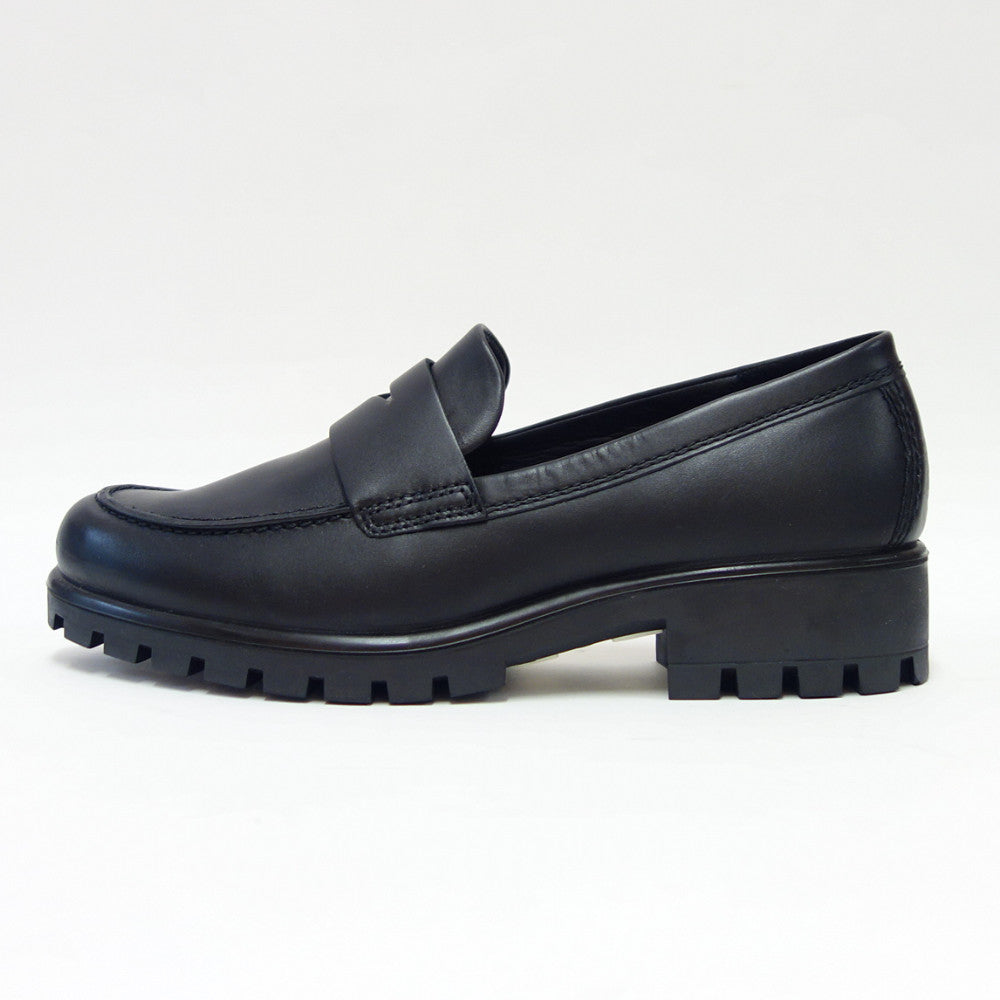 エコー ECCO MODTRAY WOMEN'S MOC-TOE PENNY LOAFER ブラック