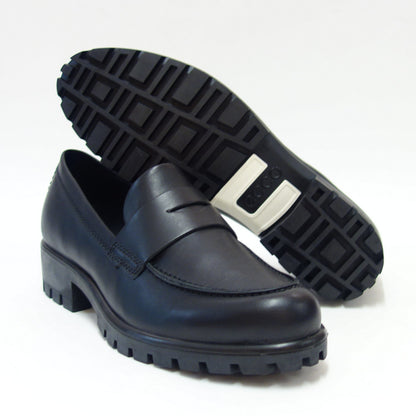 エコー ECCO MODTRAY WOMEN'S MOC-TOE PENNY LOAFER ブラック 49001301001 （レディース）快適な履き心地のレザーローファー  スリッポン 「靴」