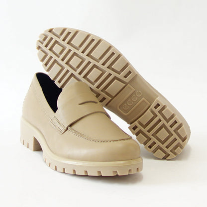 エコー ECCO MODTRAY WOMEN'S MOC-TOE PENNY LOAFER ベージュ 49001301631 （レディース）快適な履き心地のレザーローファー  スリッポン 「靴」