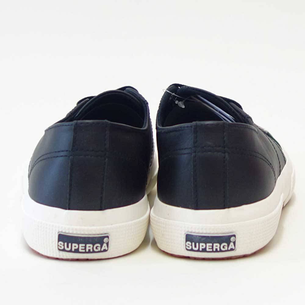 スペルガSUPERGA2750NAPPA（ユニセックス）ブラック(4a8115bwadt)ナッパレザースニーカー「靴」