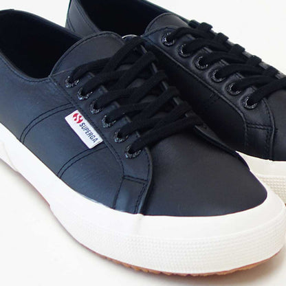 スペルガSUPERGA2750NAPPA（ユニセックス）ブラック(4a8115bwadt)ナッパレザースニーカー「靴」