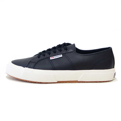 スペルガ SUPERGA 2750 NAPPA（ユニセックス） ブラック (4a8115bwadt)  ナッパレザースニーカー 「靴」