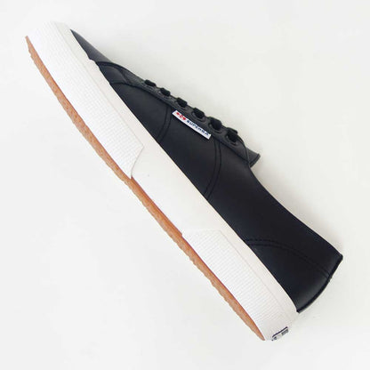 スペルガSUPERGA2750NAPPA（ユニセックス）ブラック(4a8115bwadt)ナッパレザースニーカー「靴」