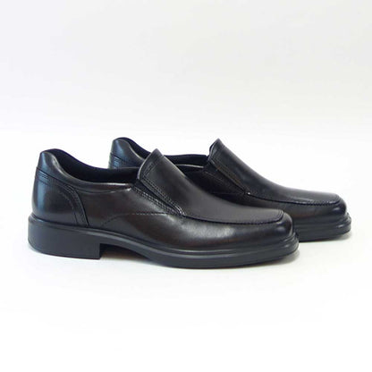 エコー ECCO HELSINKI 2 MEN'S SLIP-ON   500154 01001 ブラック（メンズ）上質レザーのビジネスシューズ スリッポン スクエアトゥ「靴」