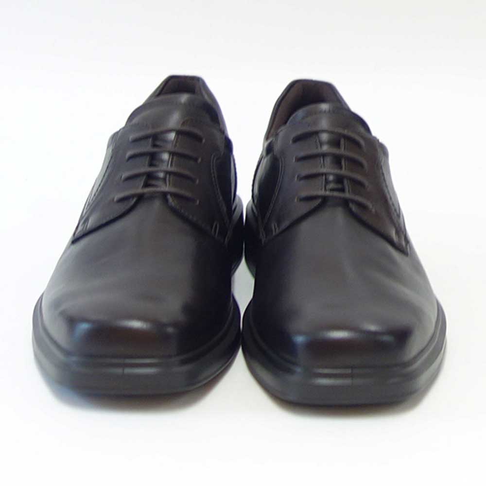 エコー ECCO HELSINKI 2 MEN'S PLAIN DERBY   500164 02178 ダークブラウン （メンズ）上質レザーのビジネスシューズ レースアップ スクエアトゥ「靴」