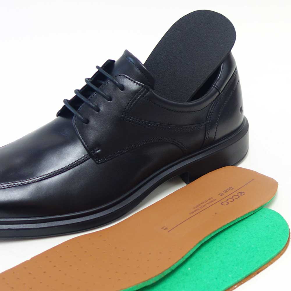 エコーECCOHELSINKI2MEN'SDERBY50017401001ブラック（メンズ）上質レザーのビジネスシューズレースアップスクエアトゥ「靴」