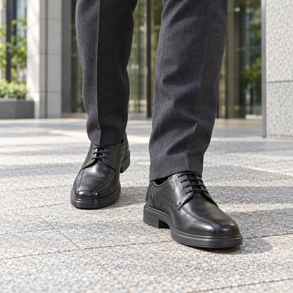 エコーECCOHELSINKI2MEN'SDERBY50017401001ブラック（メンズ）上質レザーのビジネスシューズレースアップスクエアトゥ「靴」