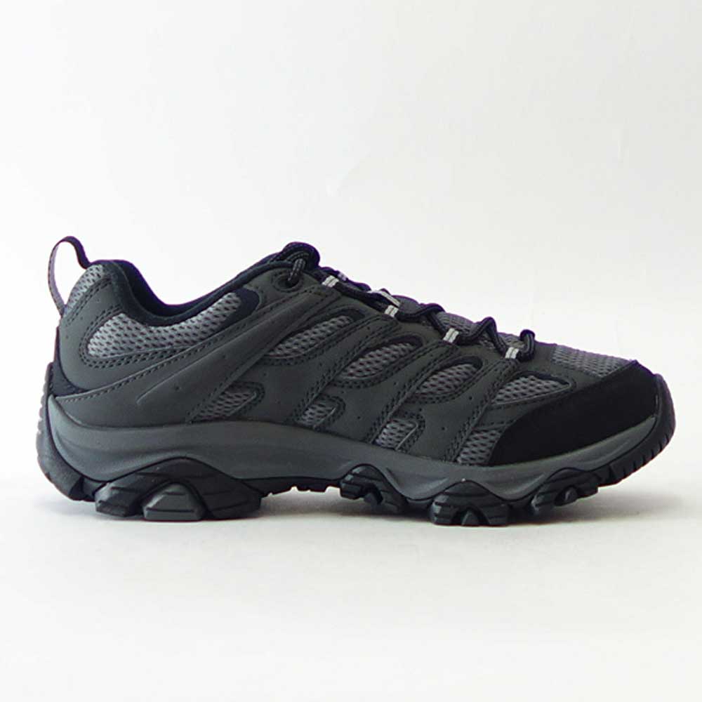 メレル MERRELL （メンズ）モアブ 3 シンセティック ゴアテックス  MOAB 500243w （幅広） ローカット カラー（グラナイト）  GORE-TEX 完全防水 通気性メッシュ アウトドアシューズ ウォーキング ハイキング トレイル 「靴」