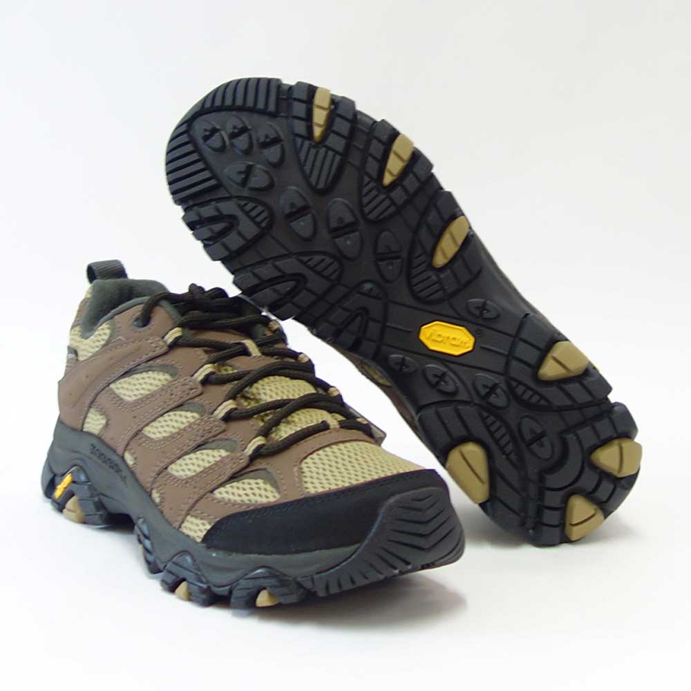 メレル MERRELL （メンズ）モアブ 3 シンセティック ゴアテックス  MOAB 500247  ローカット カラー（KANGAROO/COYOTE）  GORE-TEX 完全防水 通気性メッシュ アウトドアシューズ ウォーキング ハイキング トレイル 「靴」