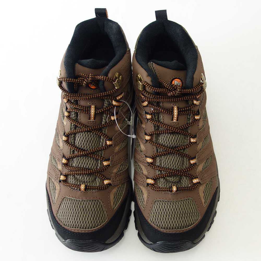 メレル MERRELL （メンズ）モアブ 3 シンセティック ミッド ゴアテックス  MOAB 500253w ワイドワイズ カラー：アース  GORE-TEX 完全防水 通気性メッシュ アウトドアシューズ ウォーキング ハイキング トレイル 「靴」