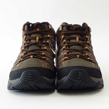 メレル MERRELL （メンズ）モアブ 3 シンセティック ミッド ゴアテックス  MOAB 500253w ワイドワイズ カラー：アース  GORE-TEX 完全防水 通気性メッシュ アウトドアシューズ ウォーキング ハイキング トレイル 「靴」