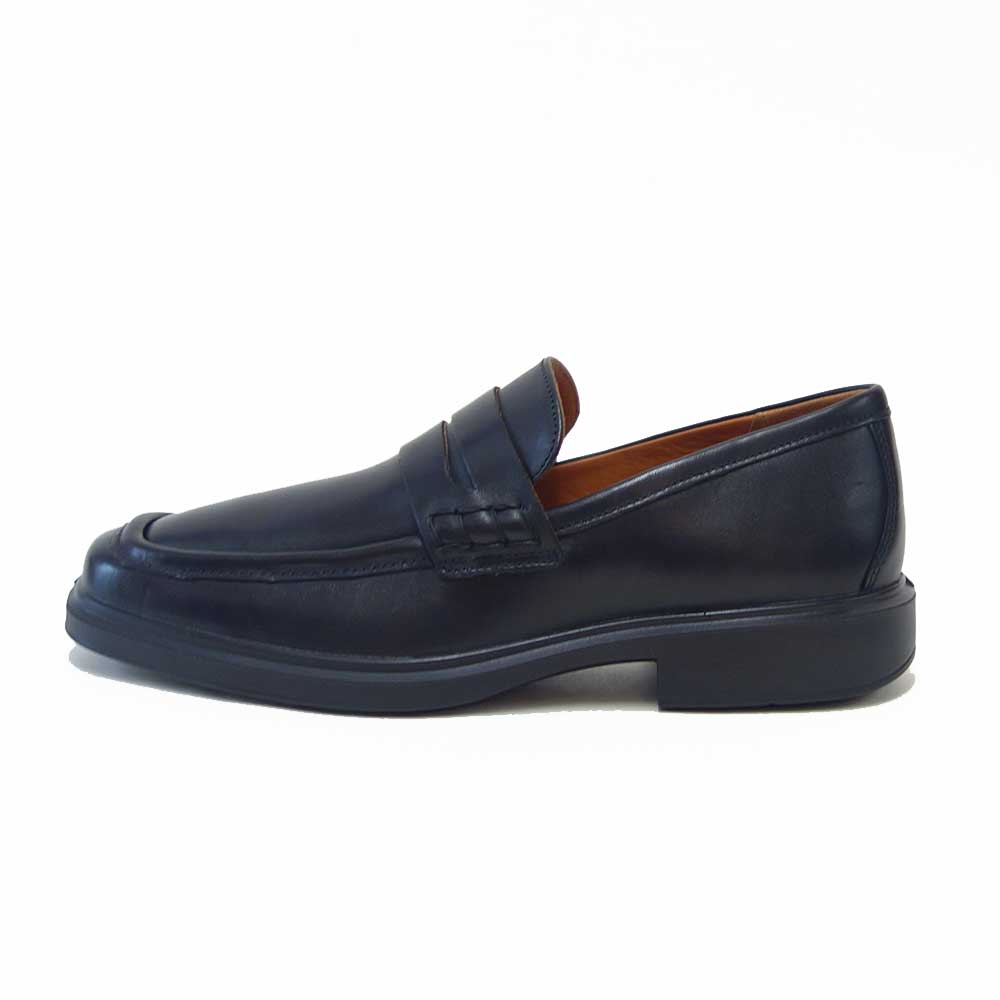 エコーECCOHELSINKI2MEN'SPENNYLOAFER50035401001ブラック（メンズ）上質レザーのビジネスシューズローファースリッポンスクエアトゥ「靴」
