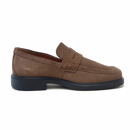 エコーECCOHELSINKI2MEN'SPENNYLOAFER50035405482ブラウンスエード（メンズ）上質レザーのビジネスシューズローファースリッポンスクエアトゥ「靴」