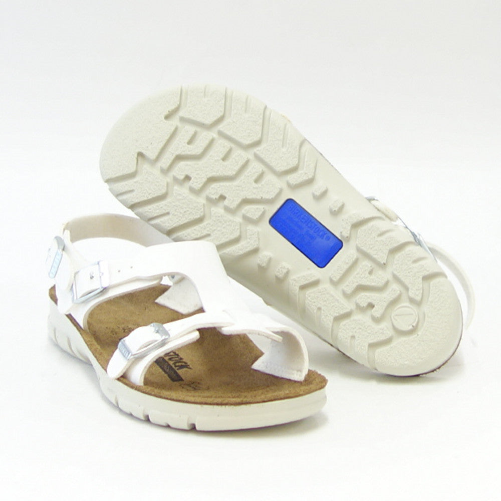 ビルケンシュトック BIRKENSTOCK プロフェッショナル  Saragossa（サラゴサ）0500873  ホワイト（レディース サンダル） クロッグ バックベルト  医療 厨房 仕事履き 「靴 」