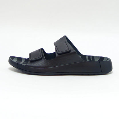 エコー ECCO 2ND COZMO M   ブラック 500904 01001（メンズ）天然皮革 ウォーキング サンダル  コンフォート レザーサンダル オフィス 室内 仕事履き「靴」