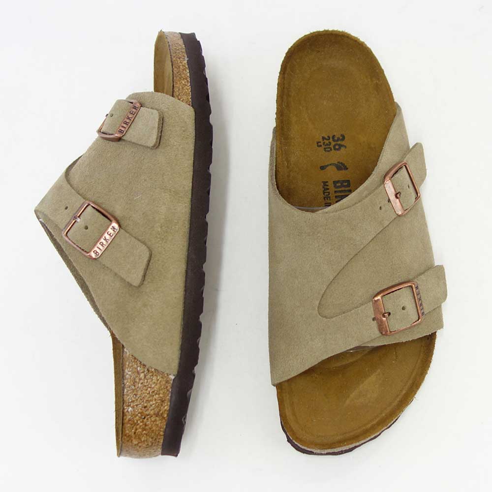 ビルケンシュトックBIRKENSTOCKZurich（チューリッヒ）50463トープ（スエードレザー）（レディースサンダルナローフィット）「正規輸入品」「靴」