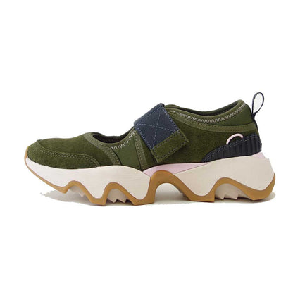 ソレル SOREL NL5107（レディース） キネティックインパクト2 メリージェーン：Utility Green Gum (355)   スエード&ストレッチ スリッポン シューズ「靴」