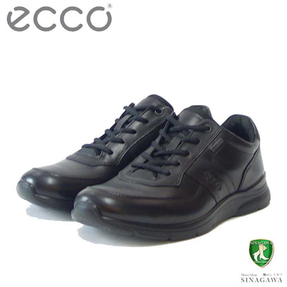 エコー ECCO IRVING   ブラック 511614 01001（メンズ）GORE-TEX 防水 天然皮革 ウォーキング シューズ  コンフォート 「靴」