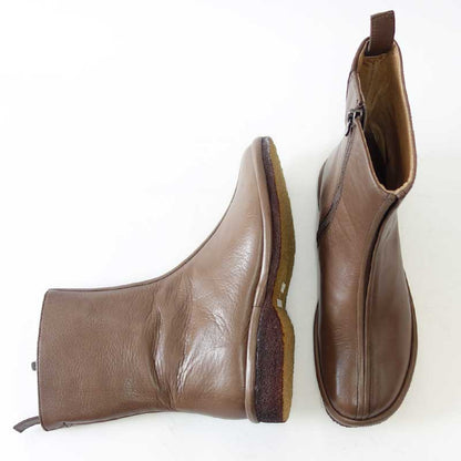 SAYA（サヤ）51169ブラウン本革ショートブーツクレープソール日本製「靴」