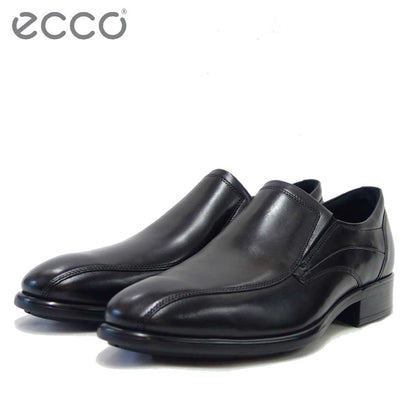 エコー ECCO CITYTRAY Slip-on  512714 01001 ブラック（メンズ）上質レザー 天然皮革 ビジネスシューズ スリッポン「靴」