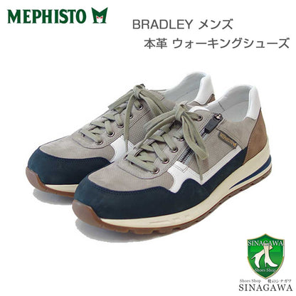 メフィストMEPHISTOBRADLEY（ブラッドリー）5144781ディープブルー（ポルトガル製）天然皮革アウトドアウォーキングシューズ（メンズ）「靴」正規品快適靴旅行