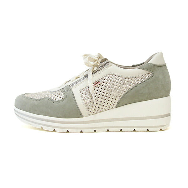 メフィスト MEPHISTO ABBY PERF（アビー パーフ）カーキ 5146512   天然皮革 スニーカー レースアップ ウォーキングシューズ （レディース） 「靴」 正規品 快適靴 旅行