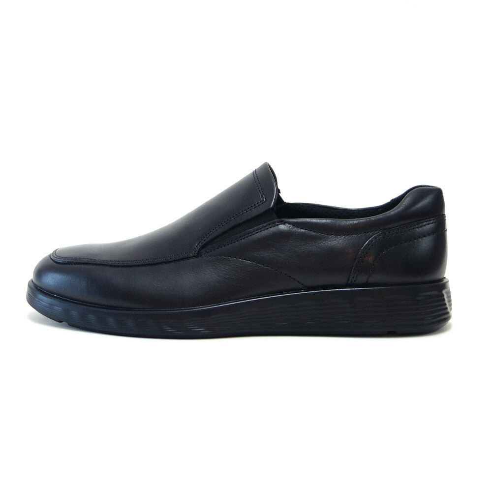 Men's ECCO® S Lite Moc Leather Moccasin | Black