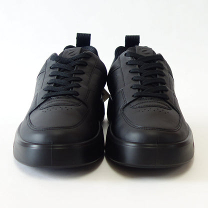 エコー ECCO STREET 720 MEN'S SHOE ブラック 520814 01001（メンズ）ゴアテックス内蔵 天然皮革 ウォーキング シューズ  コンフォート レザースニーカー 旅行 「靴」