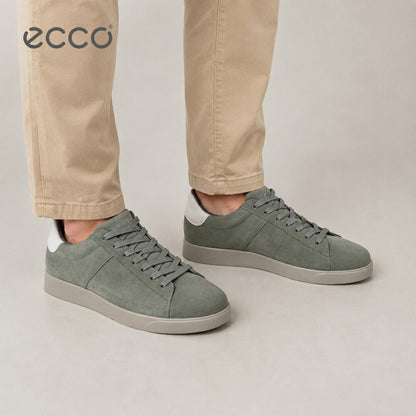エコーECCOSTREETLITEメンズレザースニーカー52130461875オリーブ（メンズ）快適な履き心地本革レースアップウォーキングシューズ旅行「靴」
