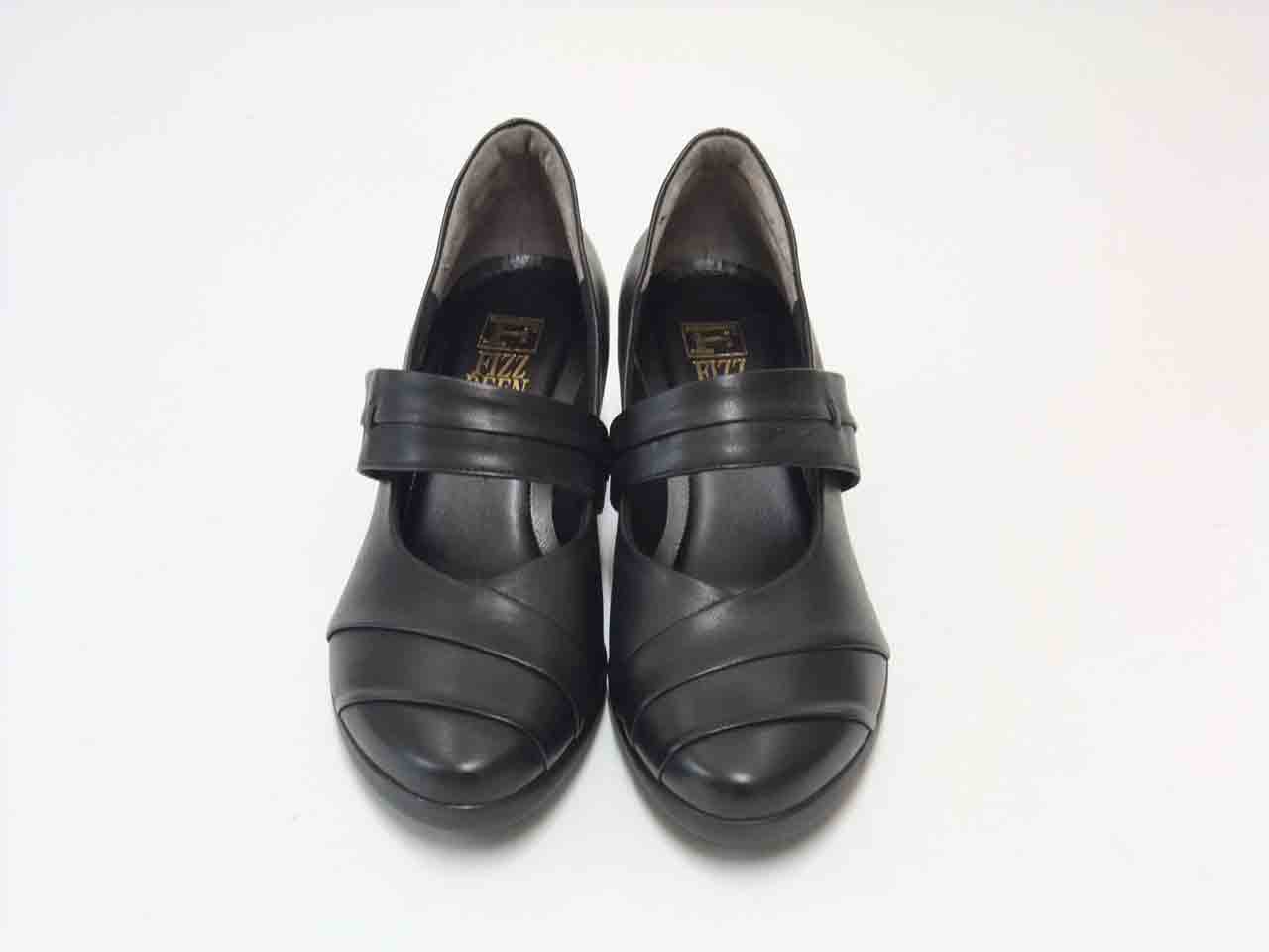 疲れにくいコンフォートパンプス（4E） FIZZ REEN フィズリーン 5244 ブラック（日本製） ソフトな天然皮革で優しくフィット 「靴」 母の日 おすすめ ギフト