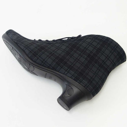 【SALE 20%OFF】 フィズリーン FIZZ REEN 5246 チェック（日本製）4E  ソフトレザーの快適アンクルブーツ 「靴」