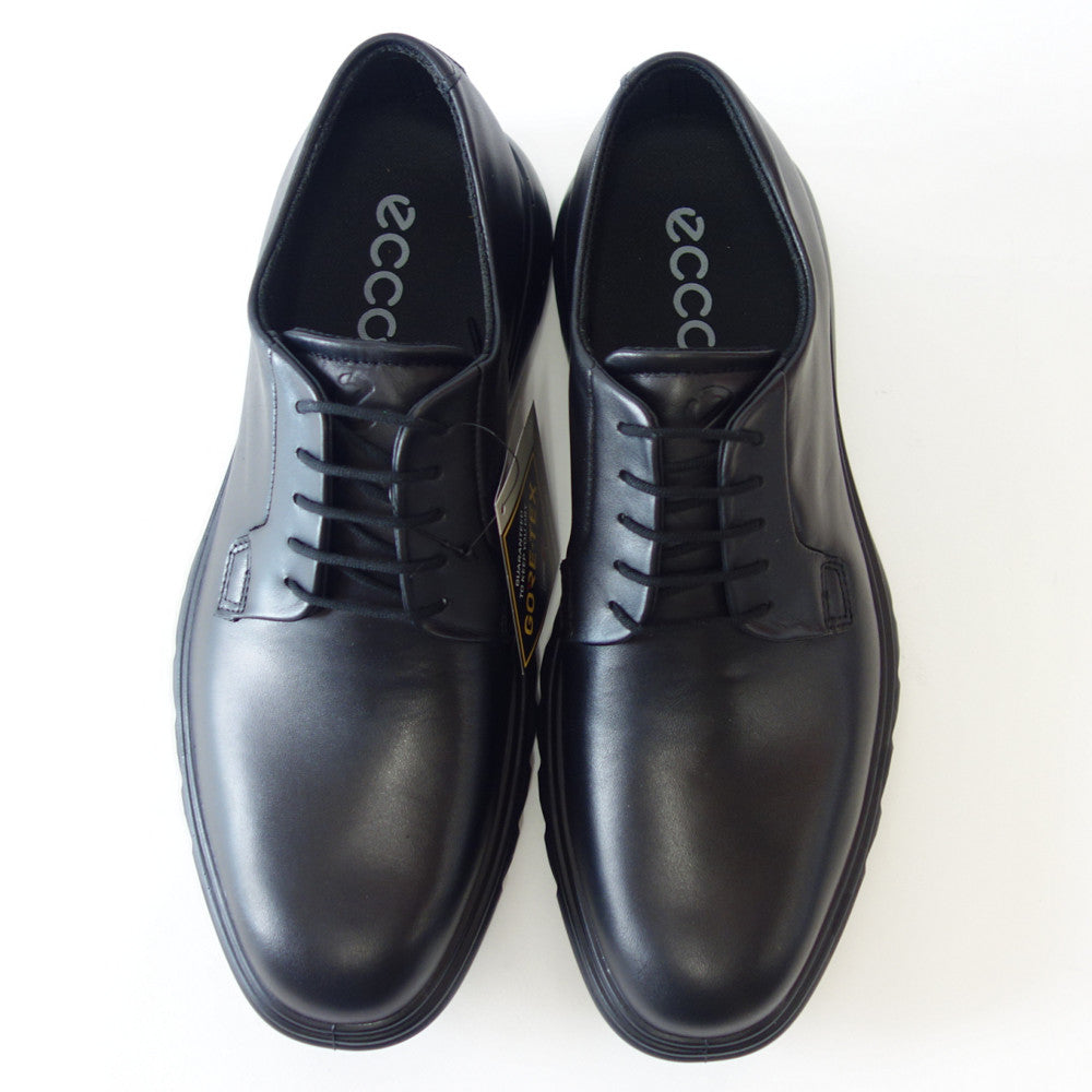 エコー ECCO HYBRID 720 DERBY SHOES   524704 01001 ブラック（メンズ）ゴアテックス 防水 プレミアムレザー ビジネスシューズ レースアップ 「靴」