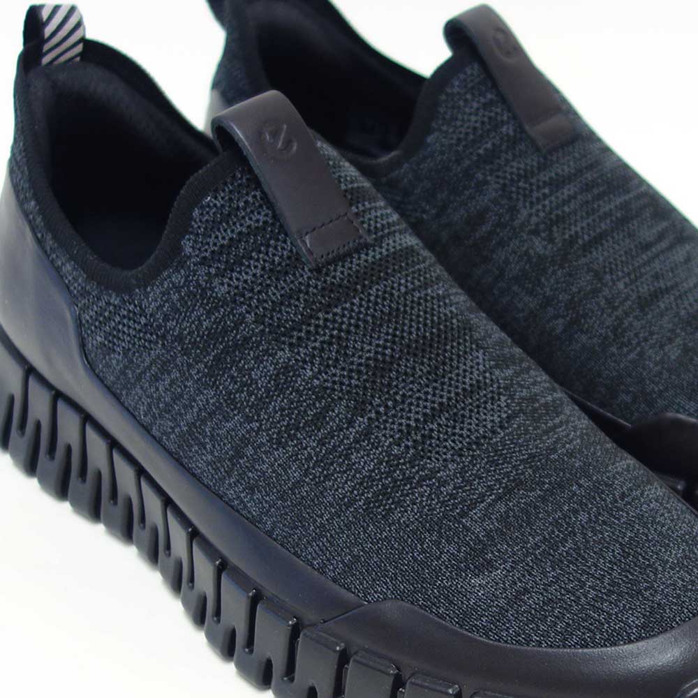エコーECCOGRUUVEasy-SlipMenブラック52528460568（メンズ）イージースリップインスリッポンウォーキングシューズコンフォート旅行「靴」