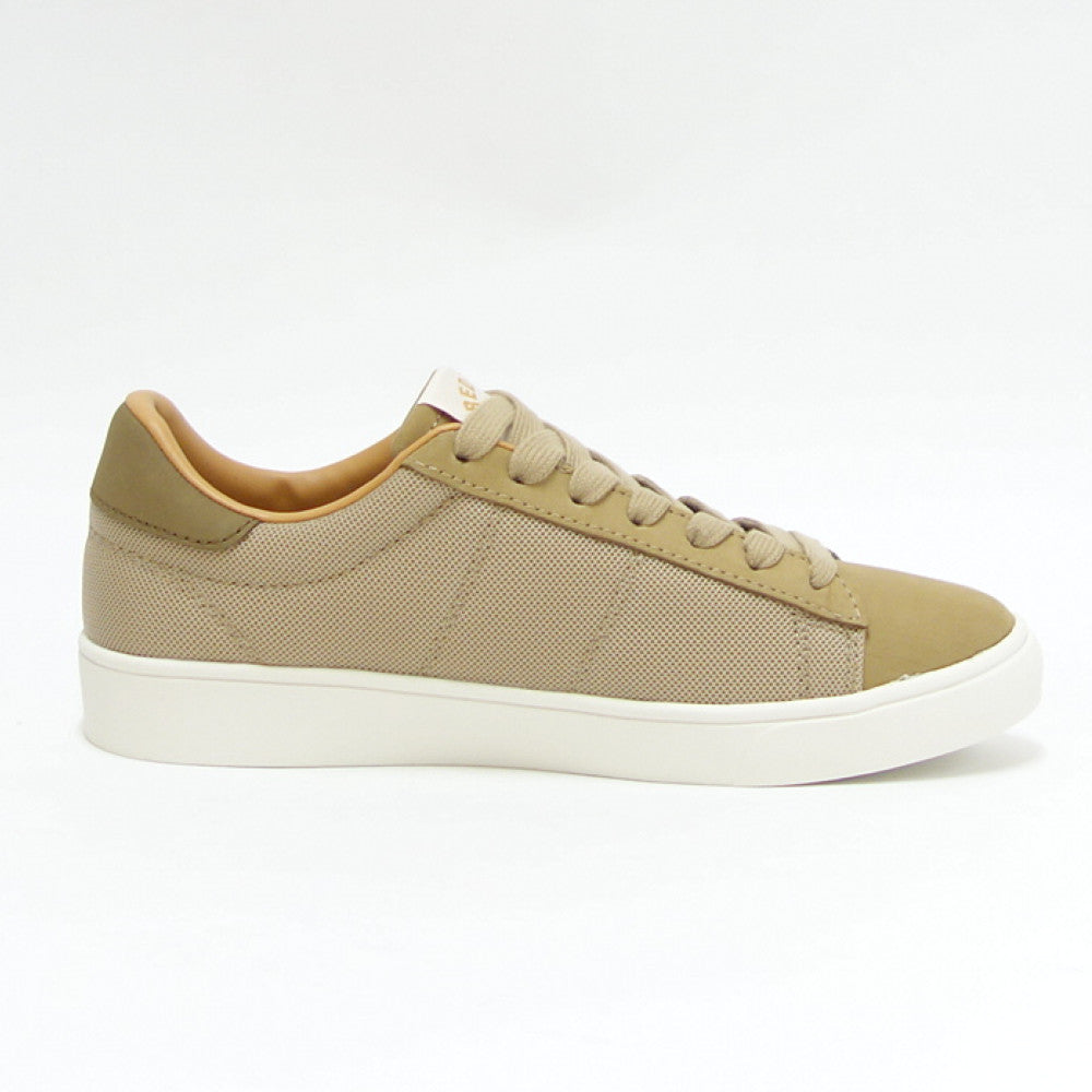 FRED PERRY フレッドペリー  B 5308 363（ユニセックス）SPENCER MESH / NUBUCK （スペンサー メッシュ／ヌバック） カラー：Warm Stone 天然皮革のローカットスニーカー  「靴」