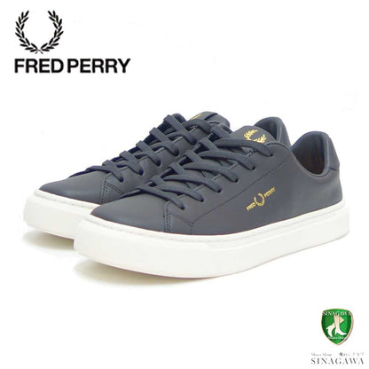 フレッドペリー FRED PERRY  B5310 G85（ユニセックス）B71 LEATHER カラー：GUNMETAL レザースニーカー  クラシックデザイン 「靴」