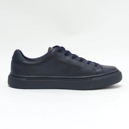 フレッドペリー FRED PERRY  B5311 102（ユニセックス）B71 Tumbled Leather カラー：ブラック レザースニーカー  クラシックデザイン 「靴」