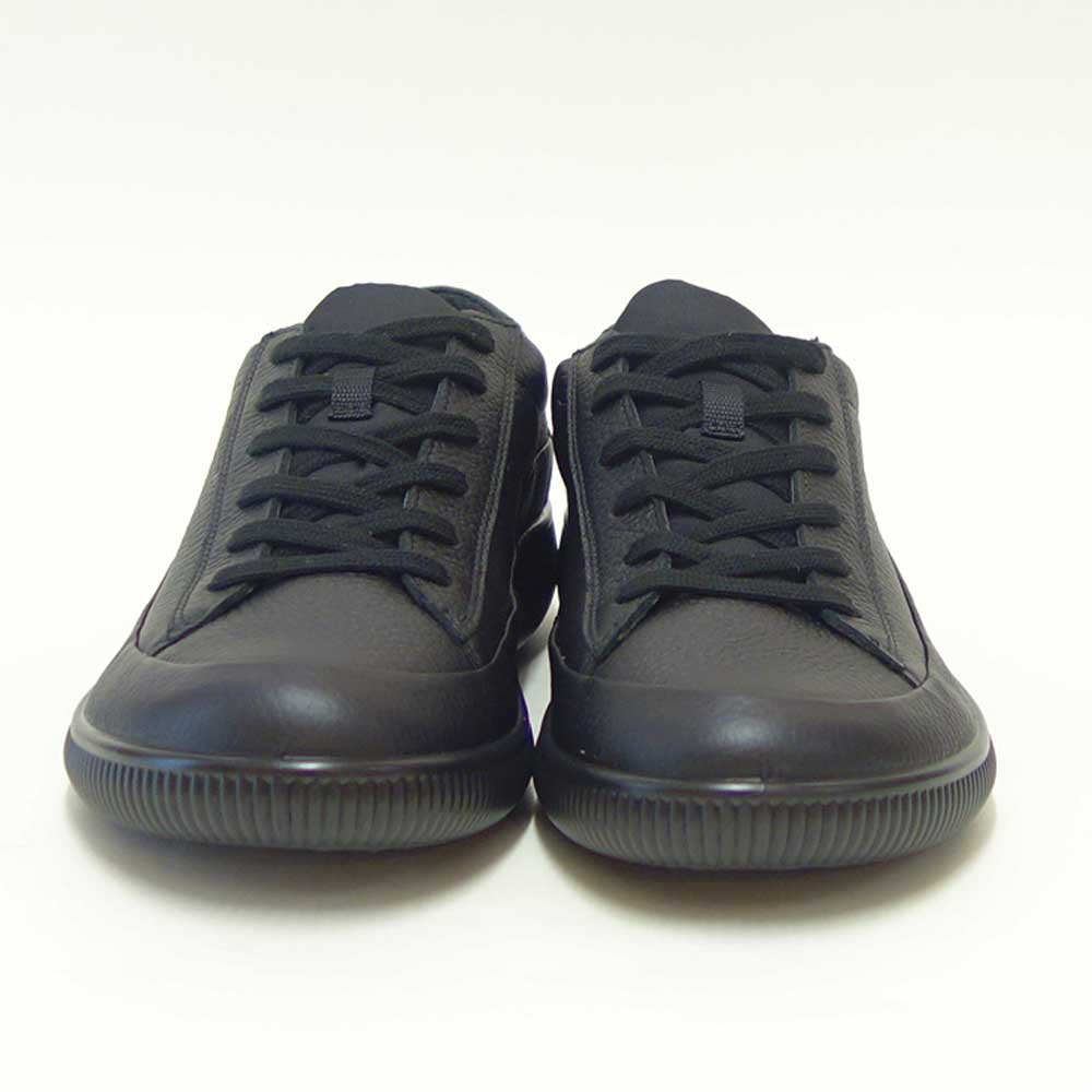 エコーECCOSOFTZEROM53777451052ブラック防水LACEUPLEAMEN'SSNEAKER（メンズ）快適な履き心地のレザースニーカーレースアップウォーキングシューズ旅行「靴」