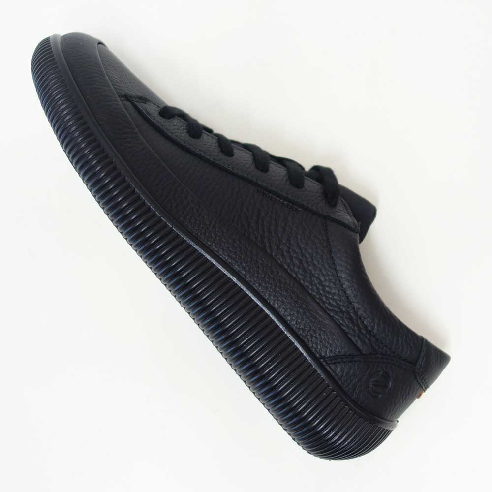 エコーECCOSOFTZEROM53777451052ブラック防水LACEUPLEAMEN'SSNEAKER（メンズ）快適な履き心地のレザースニーカーレースアップウォーキングシューズ旅行「靴」