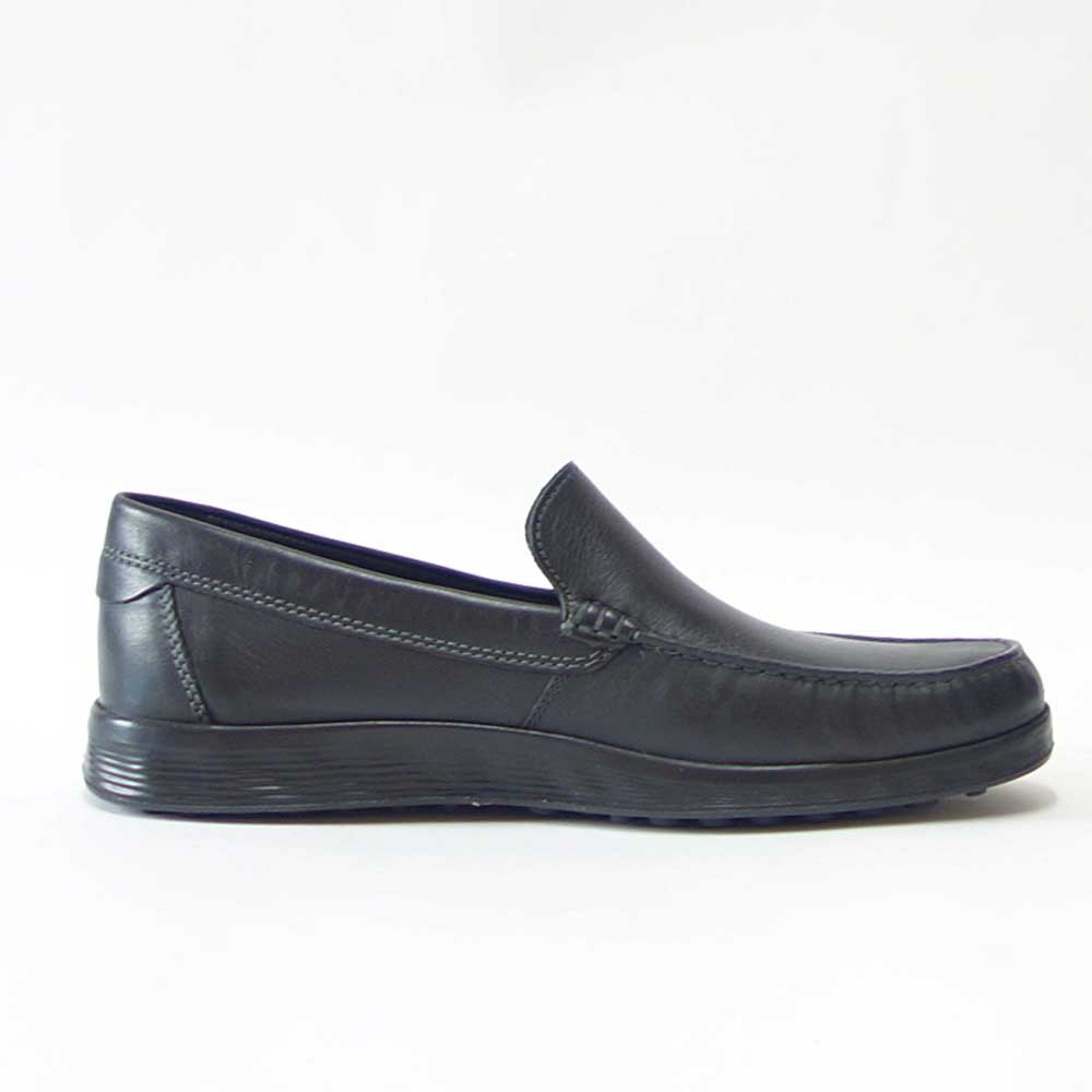 エコー ECCO S-LITE MOC MEN'S SLIP-ON   54051401001 ブラック（メンズ）上質レザーのビジネスシューズ スリッポン スクエアトゥ「靴」