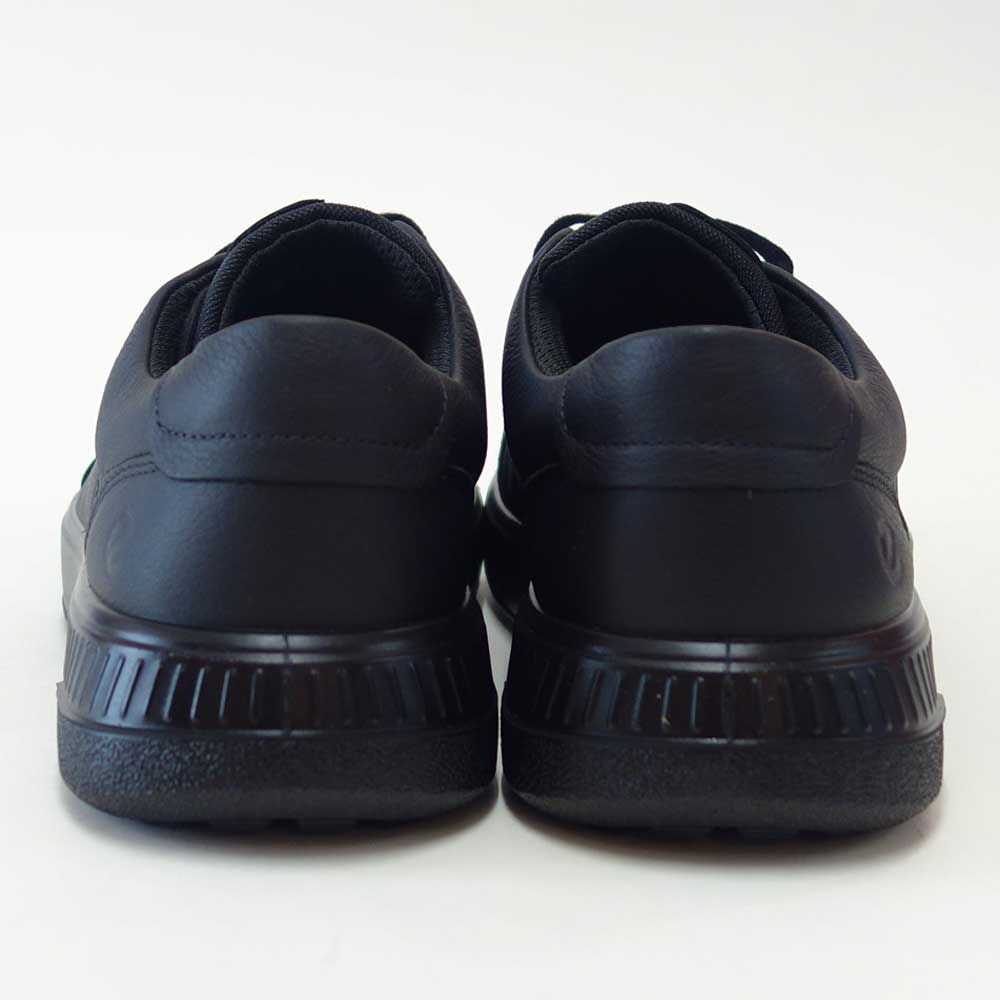 エコーECCOMOVEMSNEAKER55160401001ブラック（メンズ）快適な履き心地のレザースニーカーレースアップウォーキングシューズ旅行「靴」